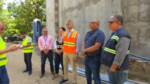 Coraasan avanza trabajos de rehabilitaci&oacute;n tanque La Trinitaria