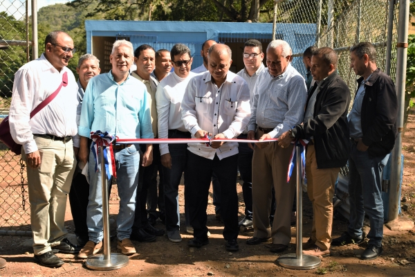 CORAASAN inaugura rehabilitaci&oacute;n estaci&oacute;n de bombeo toma de &Aacute;mina