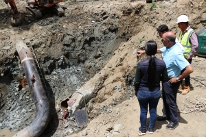 Avanzan de acuerdo al cronograma trabajos de conexi&oacute;n tuber&iacute;a de impulsi&oacute;n en Bella Vista