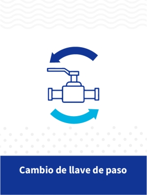 Cambio de llave de paso