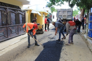 Coraasan avanza trabajos alcantarillado sanitario en barrio Francisco del Rosario S&aacute;nchez