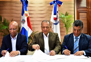 CORAASAN, APEDI y FAYN firman convenio educativo para el agua potable, saneamiento y cambio clim&aacute;tico