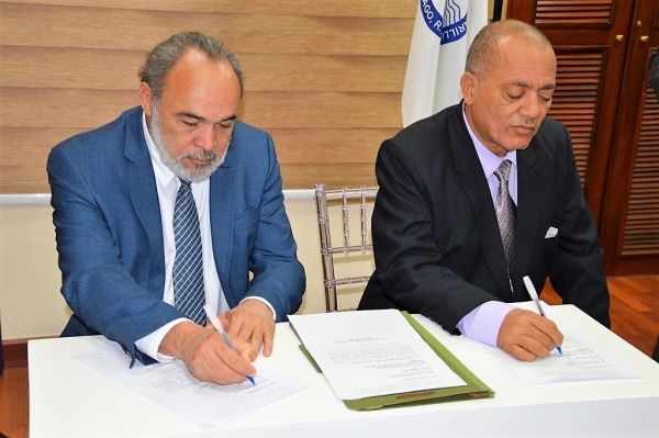 CORAASAN y la OISOE firman acuerdo para construcci&oacute;n y supervisi&oacute;n de planta