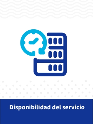 Disponibilidad del servicio