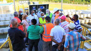 Comunitarios Santiago Oeste manifiestan alegr&iacute;a por acueducto Cienfuegos