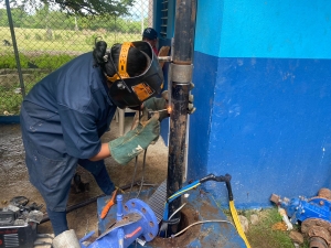 Coraasan instala nueva bomba de impulsi&oacute;n en el "Pozo de Chepe"en Jacagua