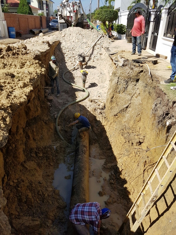 Bella Vista fuera de servicio por reparaci&oacute;n de tuber&iacute;a