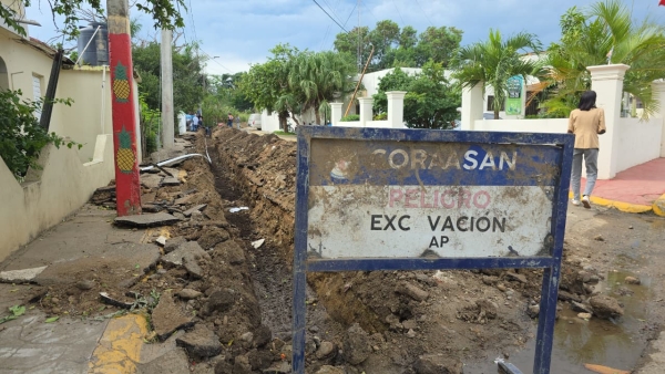 Coraasan contin&uacute;a ampliando cobertura de agua potable, con nuevas redes en distrito municipal La Canela