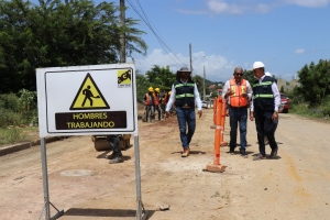 Coraasan instala l&iacute;nea de impulsi&oacute;n por alrededor 80 millones de pesos desde el Tanque La Ceibita hasta Matanzas