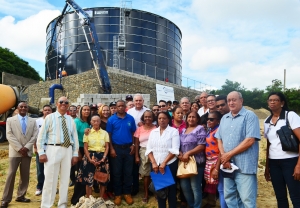 CORAASAN realiza recorrido con coordinadores juntas de vecinos zona sur