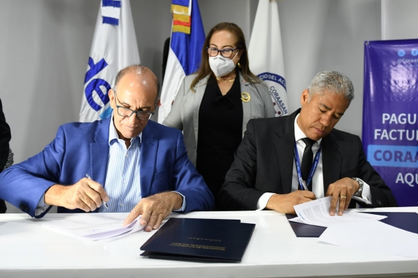 CORAASAN y Edenorte firman acuerdo en beneficio de usuarios