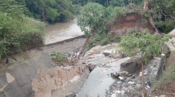 Direcci&oacute;n de Coraasan da seguimiento a aver&iacute;a en canal Monsieur Bogaert tras lluvia