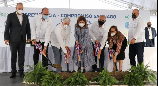 Inician proyectos de saneamiento del Yaque y revalorizaci&oacute;n del Centro hist&oacute;rico de Santiago