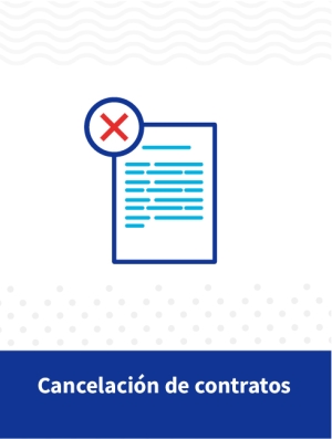 Cancelaci&oacute;n de contrato